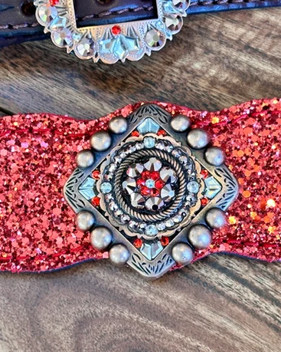 Alternative view of Rockn' Wilsons Red Chunky Glitter