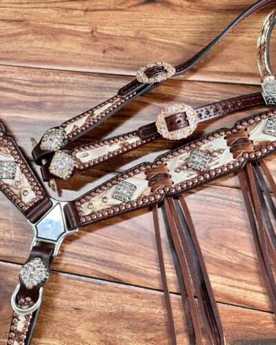 Alternative view of Rockn' Wilsons White Laredo with Cross Stitch