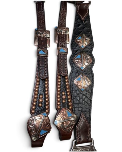 Rockn' Wilsons Black Elephant w/ Arrow Conchos - Image 2