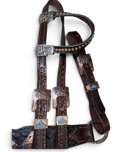 Rockn' Wilsons Black Elephant w/ Arrow Conchos - Image 3