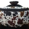 Cow Print Insulated Nylon Saddle Pouch