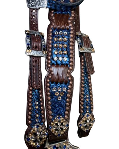 Rockn’ Wilsons Blue Mystic with Copper & Cross Stitch - Image 3