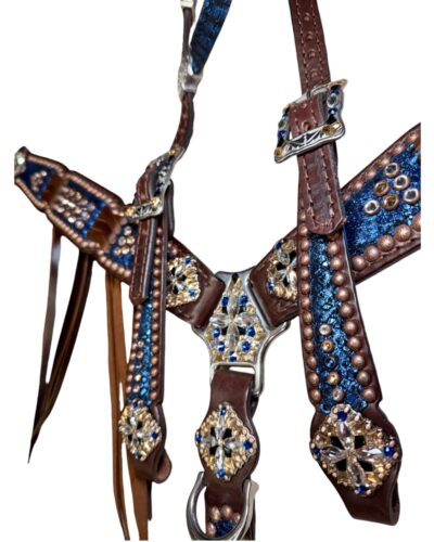 Alternative view of Rockn’ Wilsons Blue Mystic with Copper & Cross Stitch
