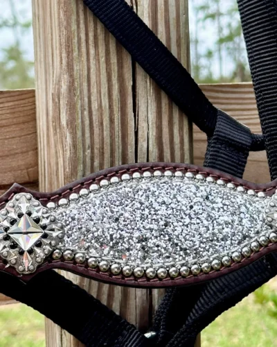 Rockn' Wilsons Silver Chunky Glitter Halter - Image 3