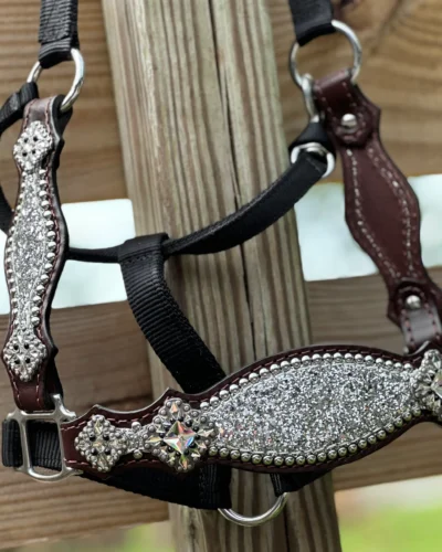 Rockn' Wilsons Silver Chunky Glitter Halter