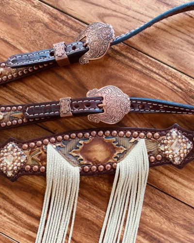 Rockn' Wilsons Brown Aztec w/ Stingray Fringe - Image 3