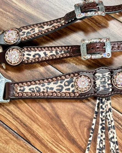 Alternative view of Rockn' Wilsons Cheetah with Cross Stitch