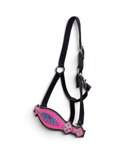 Rockn' Wilsons Hot Pink & Purple Croc Halter