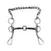 Diamond R Snaffle Bit w/ Lifesaver