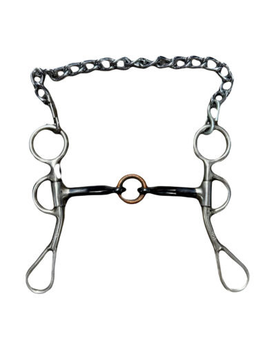Diamond R Snaffle Bit w/ Lifesaver