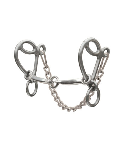 Professionals Choice Short Shank Loose Ring w/ Square Snaffle Lifesaver Gag Bit