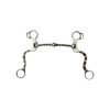Brown Iron Twisted Wire Snaffle Bit