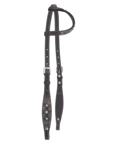 Circle Y Silver Star 1-Ear Headstall