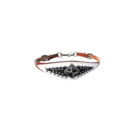 Bejeweled Black & White Wither Strap