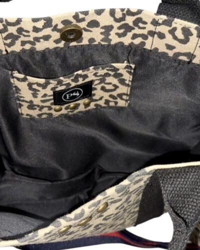 Alternative view of Cheetah Print Canvas Tote Bag