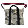 Camo Print Canvas Tote Bag