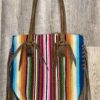 Woven Serape Purse w/ Fringe