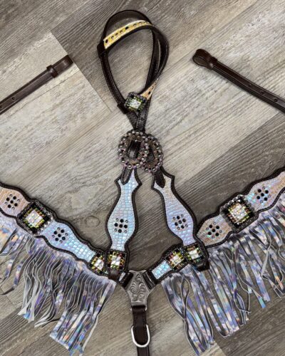 Mystic Gator Headstall & Breastcollar Set