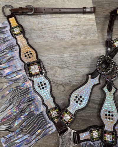 Mystic Gator Headstall & Breastcollar Set - Image 2