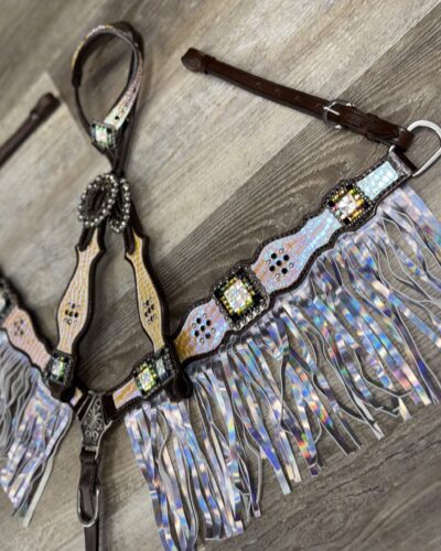 Mystic Gator Headstall & Breastcollar Set - Image 3