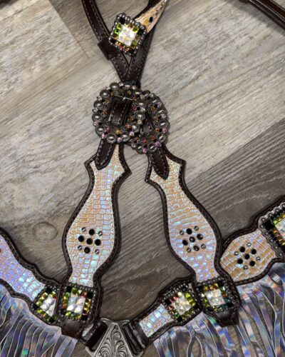 Mystic Gator Headstall & Breastcollar Set - Image 4