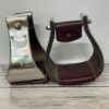 Open Range Stainless Steel Covered Wooden Stirrups