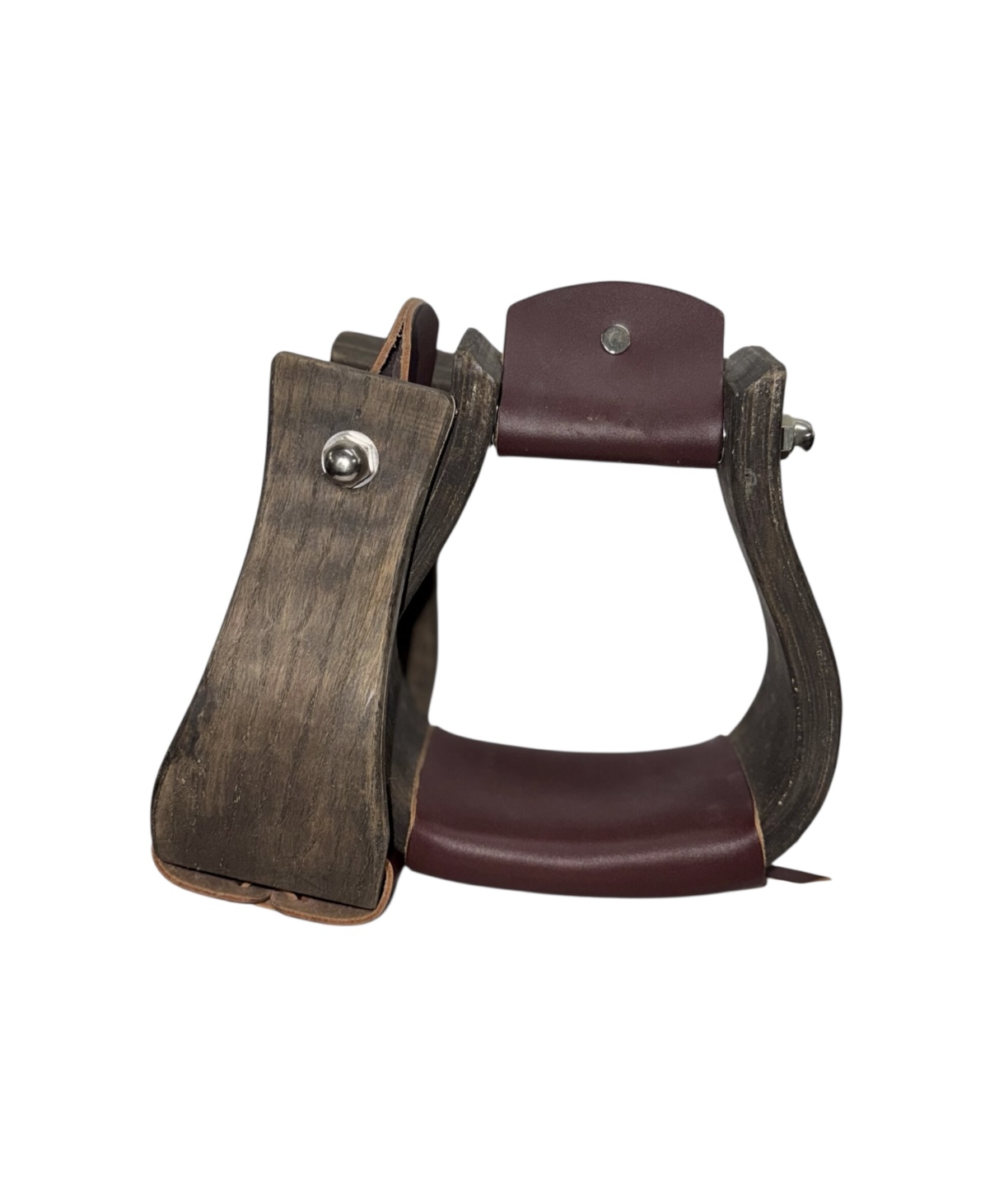 Open Range Wooden Bell Stirrups