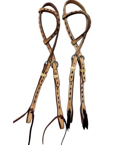 Roughout Buckstitched 1-Ear Headstall
