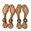 Roughout Buckstitched Spur Straps