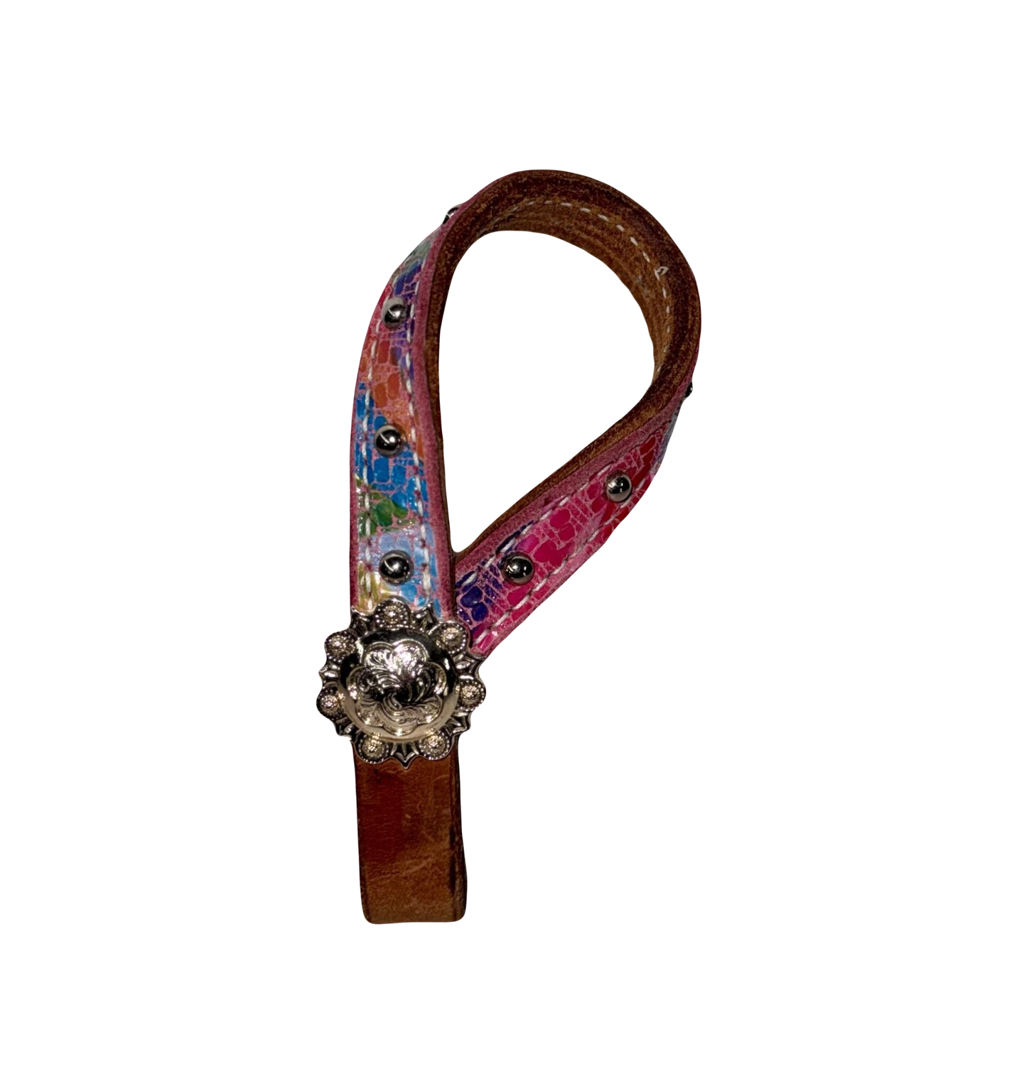 Rainbow Snake Print San Saba Tie Down Keeper