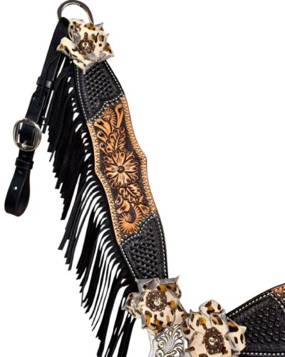 Alternative view of Circle Y Wildcard Breastcollar w/ Fringe