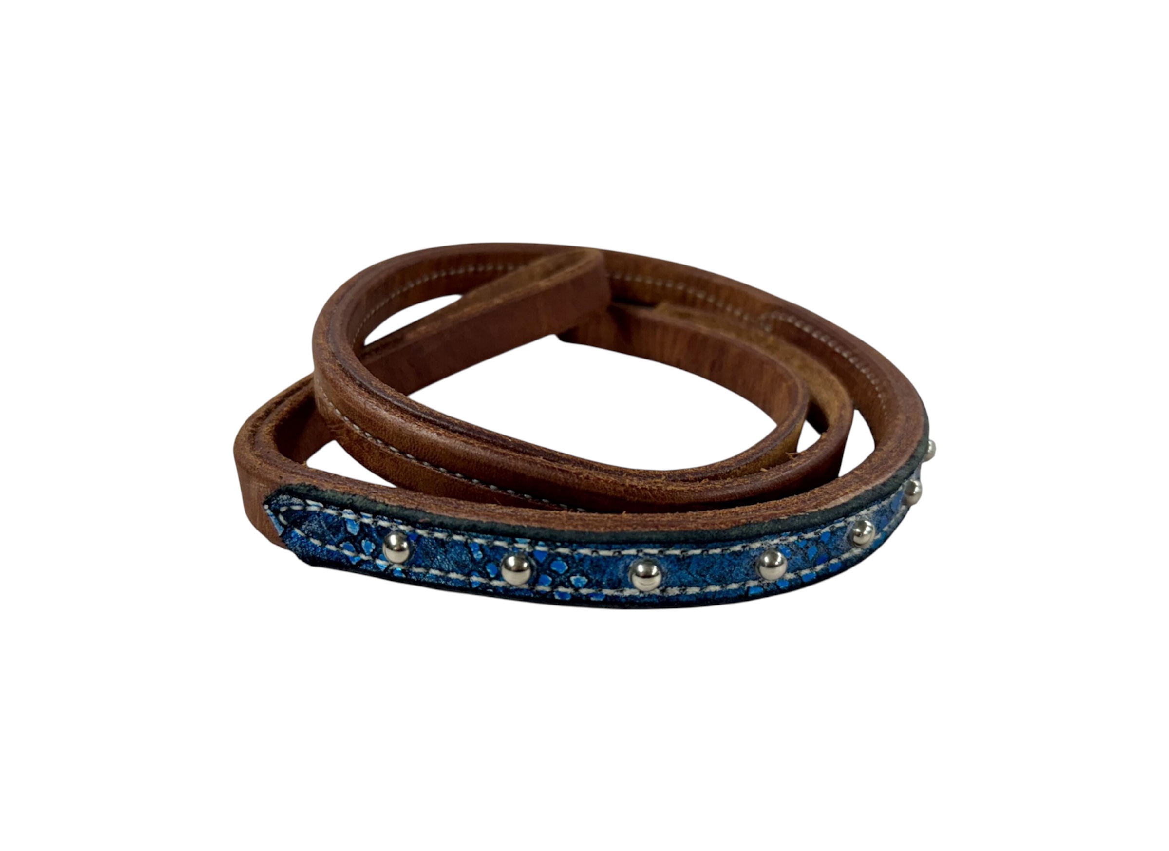 Blue Snake Print Over and Under