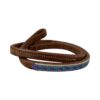 Purple Gator & Turquoise Buckstitch Over & Under