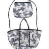 Grey Camo Tote Bag