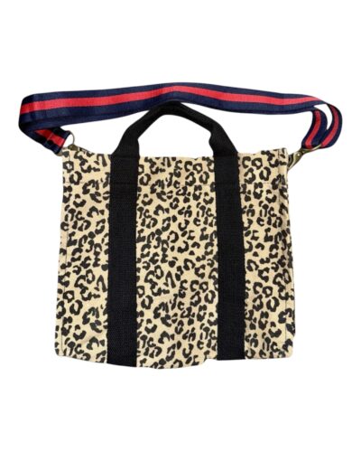 Cheetah Print Canvas Tote Bag