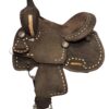 Kids Roughout Buckstitch Barrel Saddle