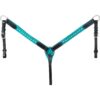 Pony Size Turquoise Suede Breastcollar