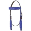 Royal Blue Marfa Light Suede Browband Headstall