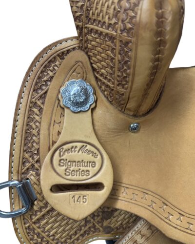 14.5’’ Brett Monroe Signature Series Barrel Saddle - Image 4