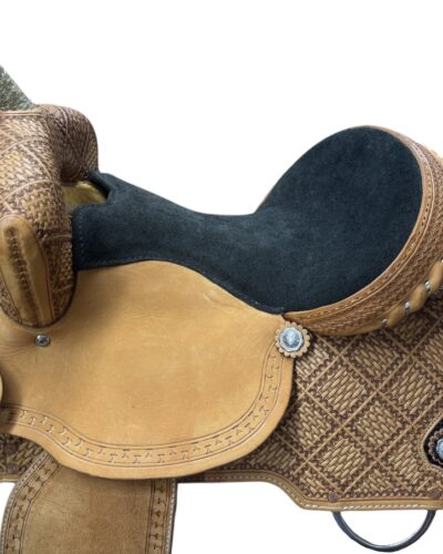 14.5’’ Brett Monroe Signature Series Barrel Saddle - Image 3