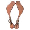Heavy Oiled Roughout Spur Straps