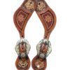 Ladies Floral Beaded Spur Straps