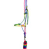 Rainbow Rope Halter w/ Matching Lead Rope