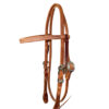 Berlin Browband Headstall w/ Floral Buckles