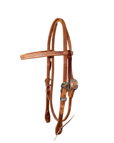 Berlin Browband Headstall w/ Floral Buckles