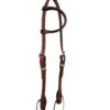 Barbed Wire Tooled 1-Ear Headstall
