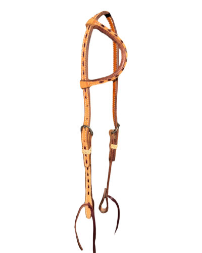 Roughout Buckstitched 1-Ear Headstall