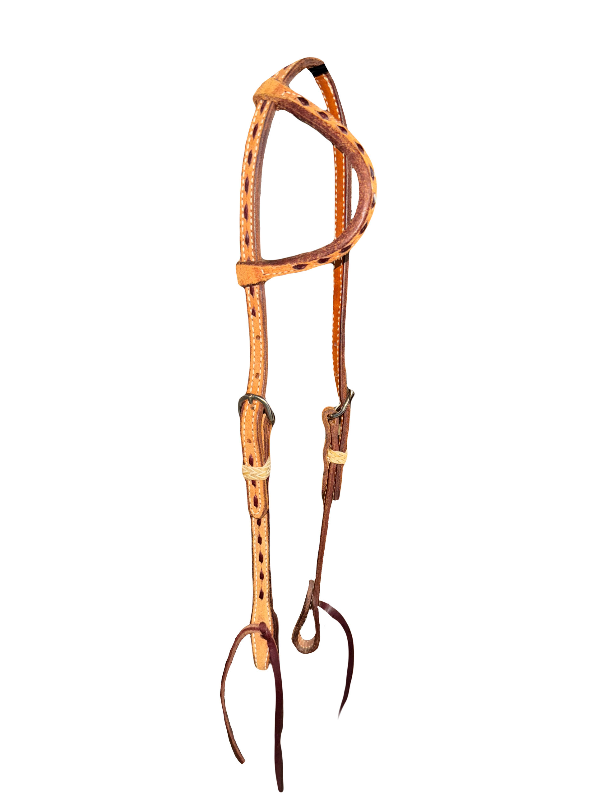 Roughout Buckstitched 1-Ear Headstall