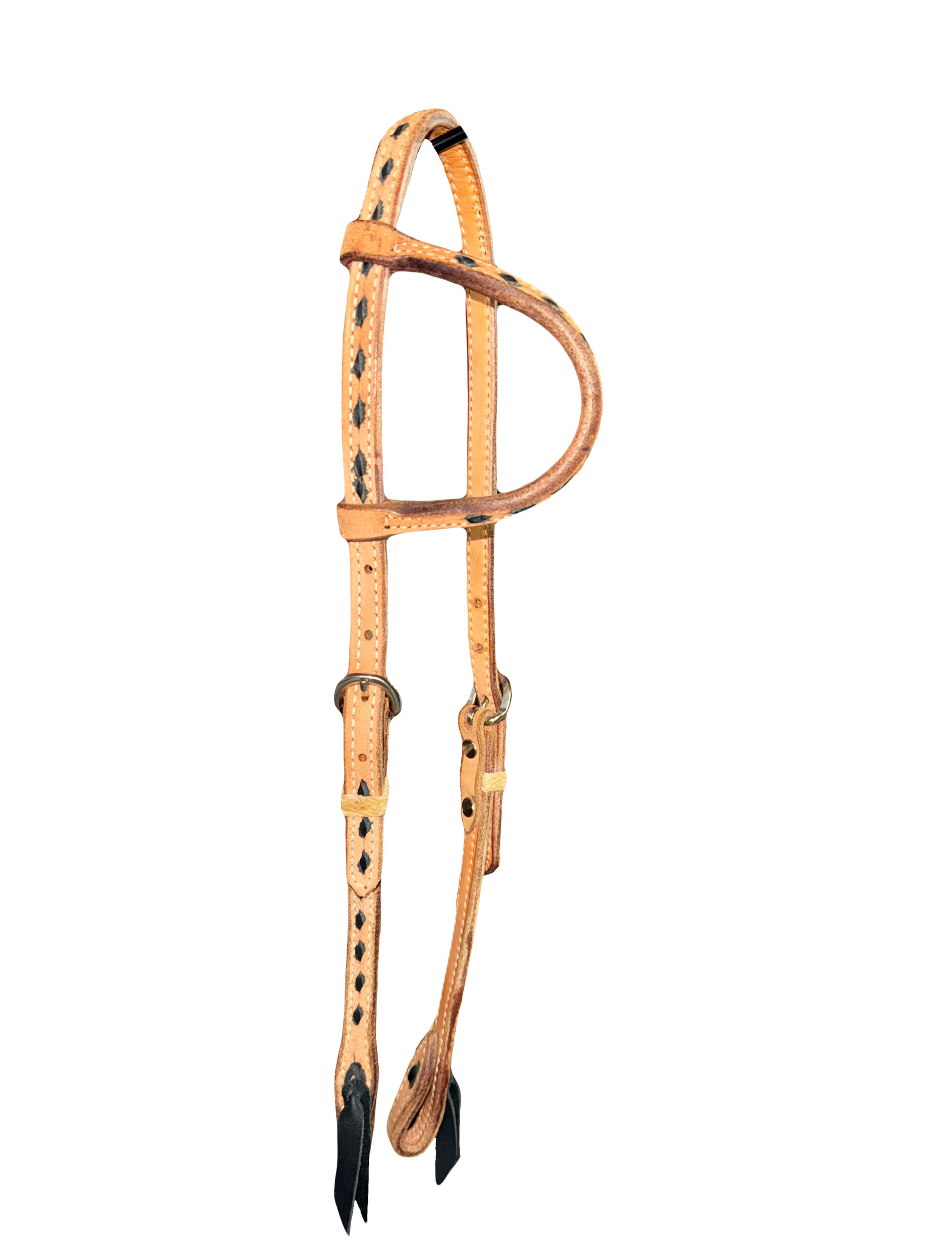 Roughout Buckstitched 1-Ear Headstall
