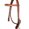 Pony Size Buckstitched Browband Headstall
